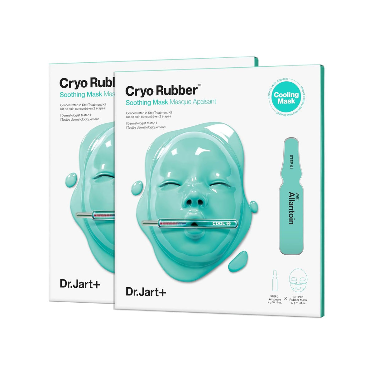 Dr.Jart+ Cryo Rubber Cooling Korean Face Mask with Serum Ampoule| Korean Skin Care | Travel Size