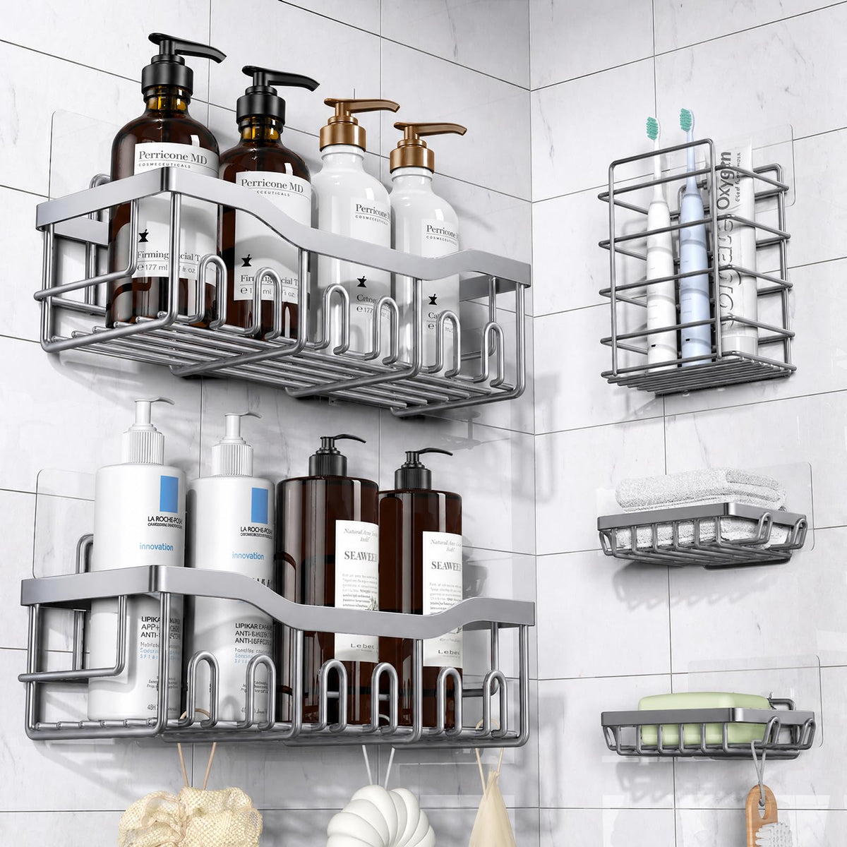 Eudele Adhesive Shower Caddy