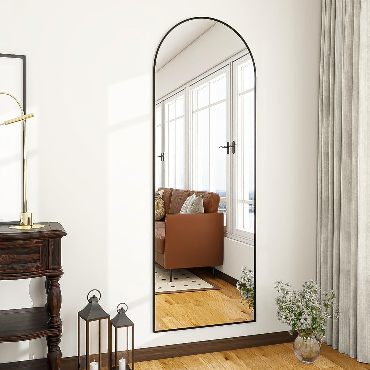 OGCAU Arched Full Length Mirror 76"x34"