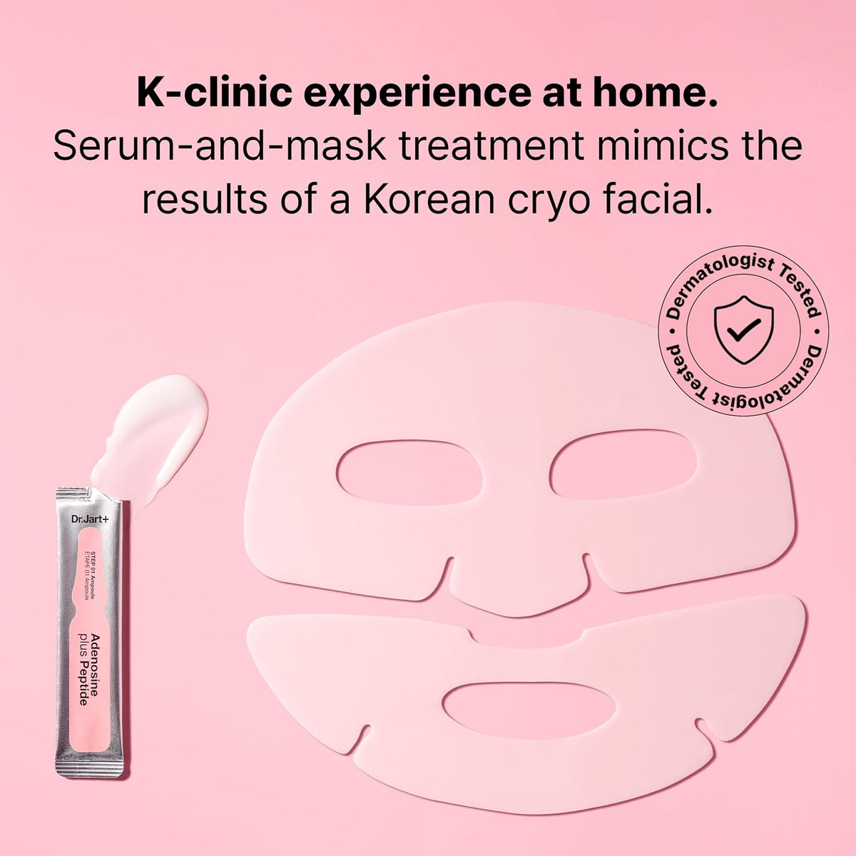 Dr.Jart+ Cryo Rubber Cooling Korean Face Mask with Serum Ampoule| Korean Skin Care | Travel Size