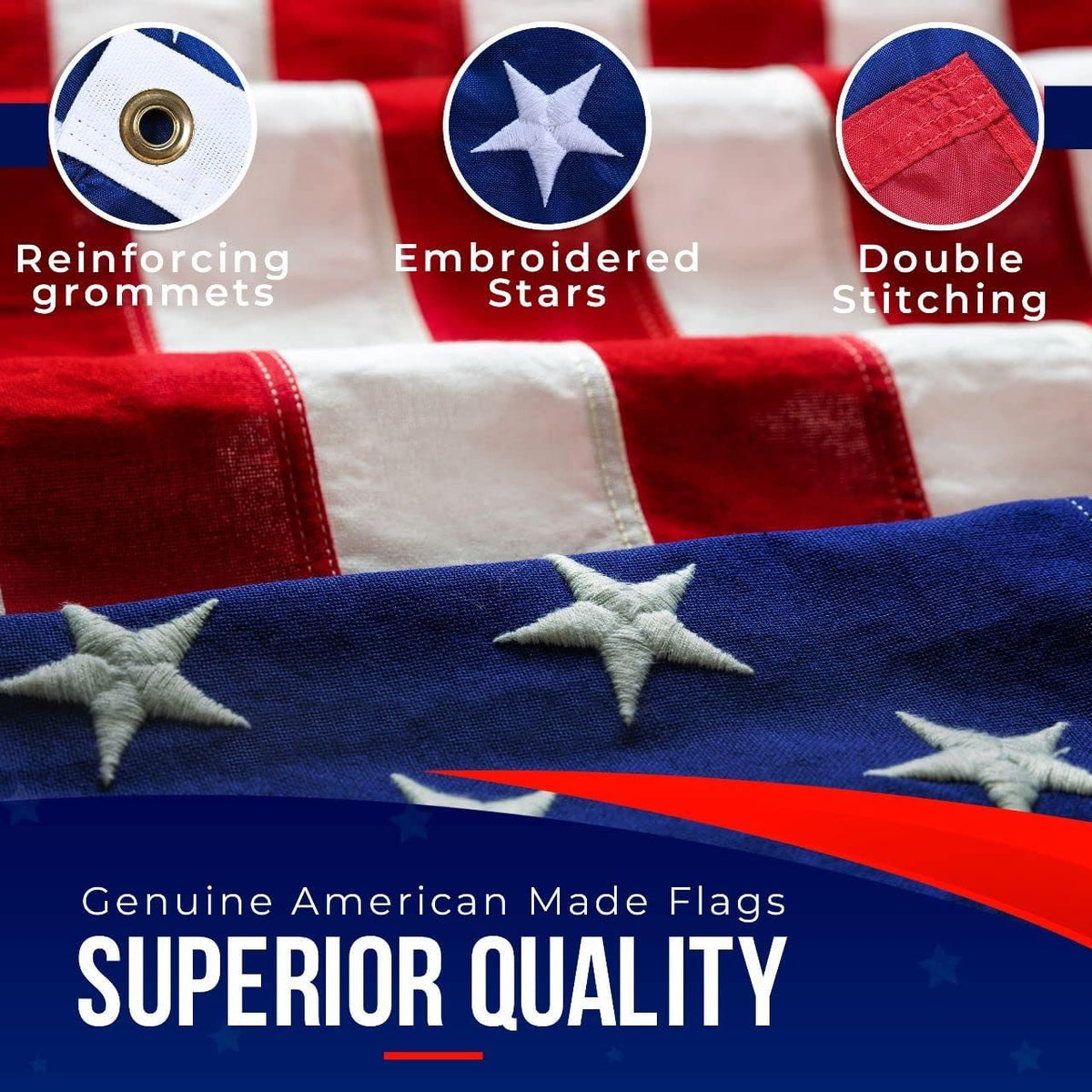 American Flag Made in Usa | American Flags for Outside 3X5