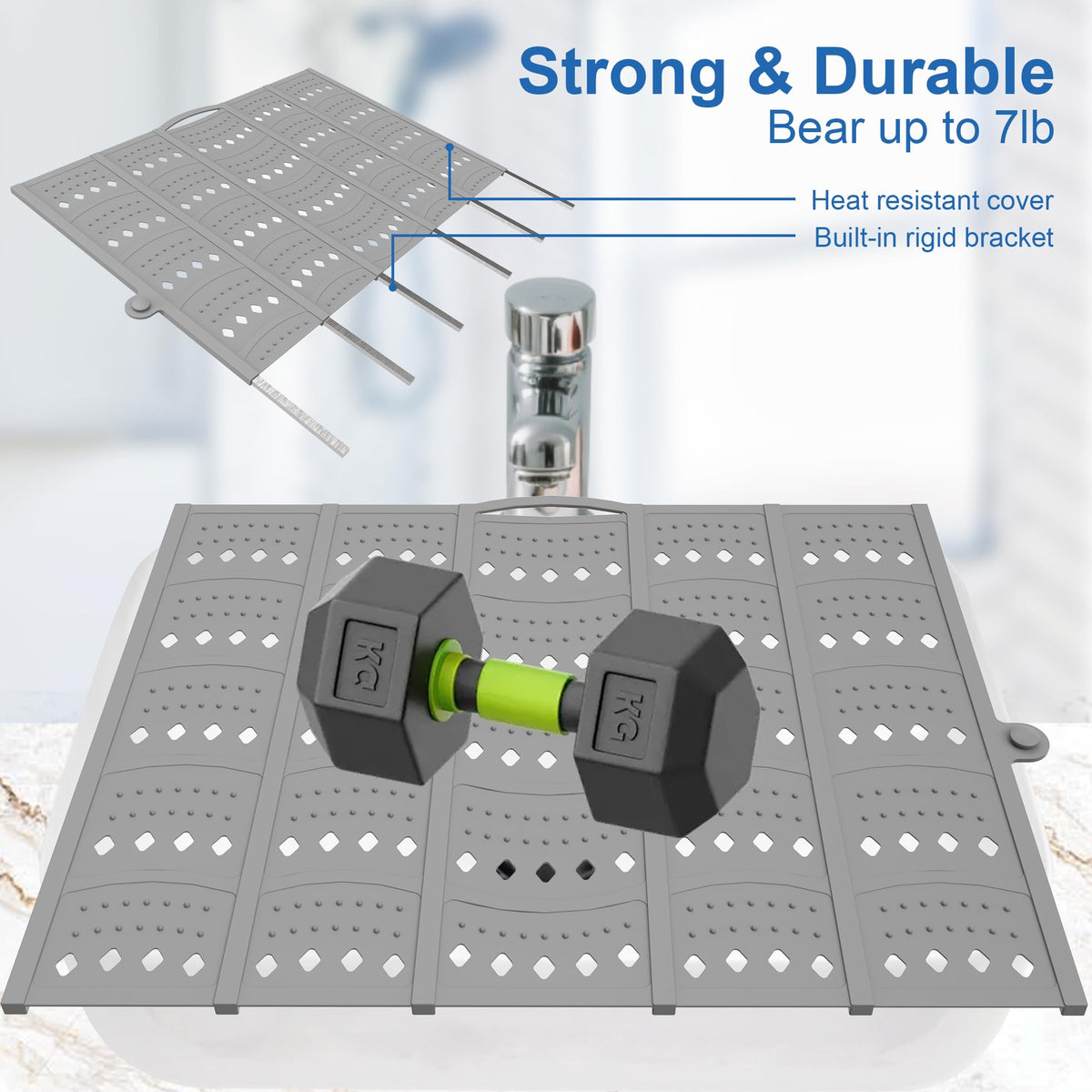 Mofason Bathroom Sink Top Cover Space Saver