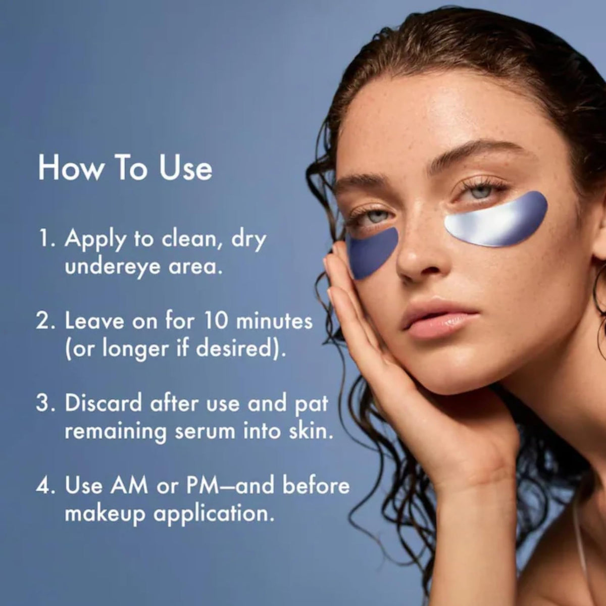 Summer Fridays Jet Lag Hydrating Eye Patches - De-puffing Hydrogel Under Eye Masks with Hyaluronic Acid, Caffeine + Peptides - Soothing + Refreshing At-Home + Travel Skin Care (6 Pairs)