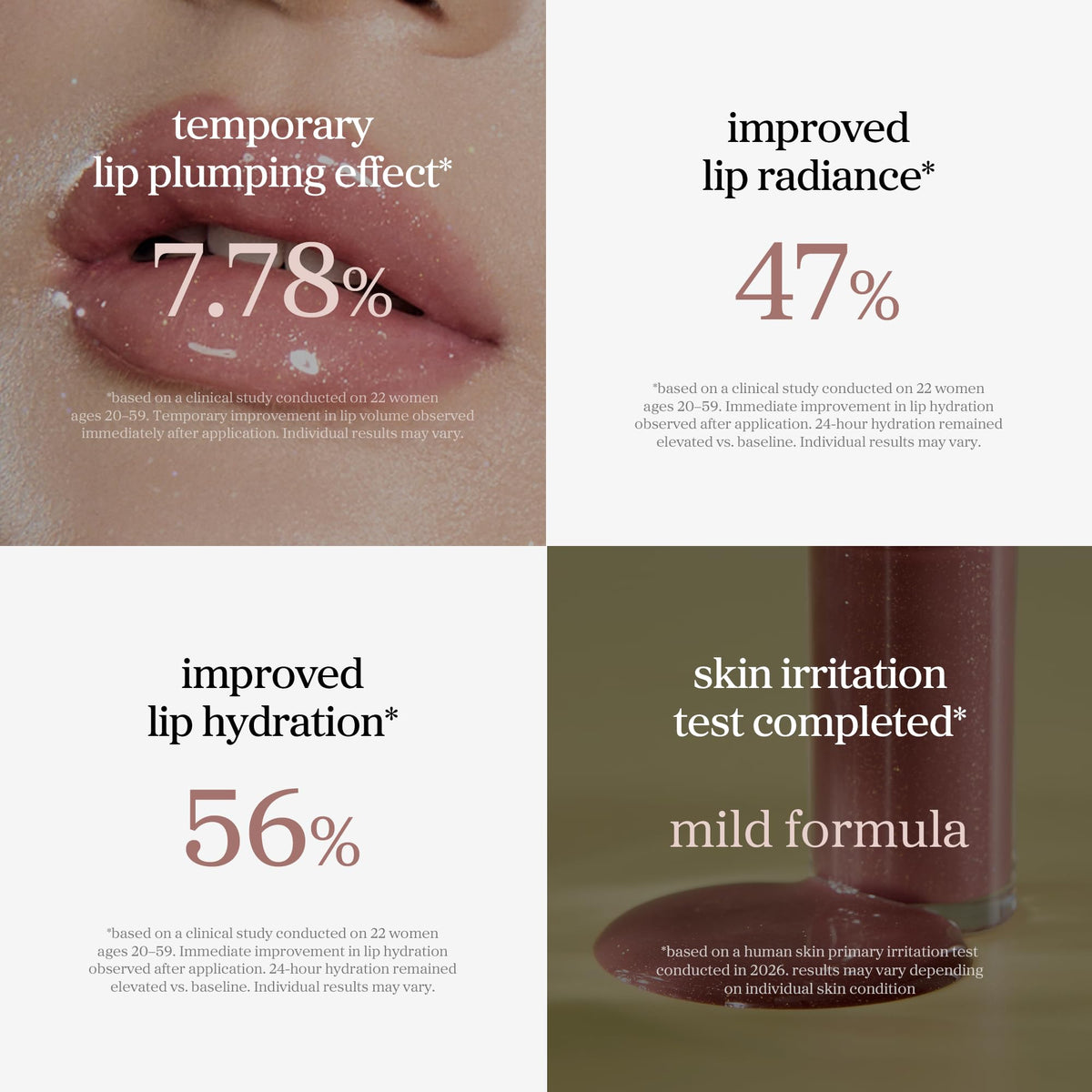 NOONI Korean Lip Oil - Applepeony - pH Color-Changing Plumping Lip Gloss