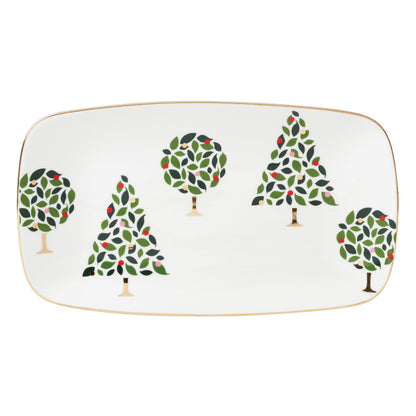 Kate Spade New York Evergreen Large Lit Tree Figurine, Christmas & Holiday Decor