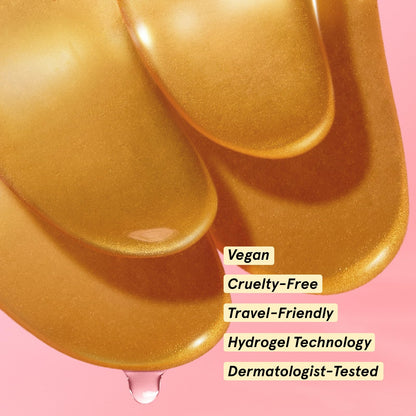 grace & stella New Brightening Eye Patches for Dark Circles (24 Pairs) - Vitamin C Under Eye Patches for Puffiness