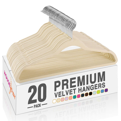 House Day Black Velvet Hangers 60 Pack