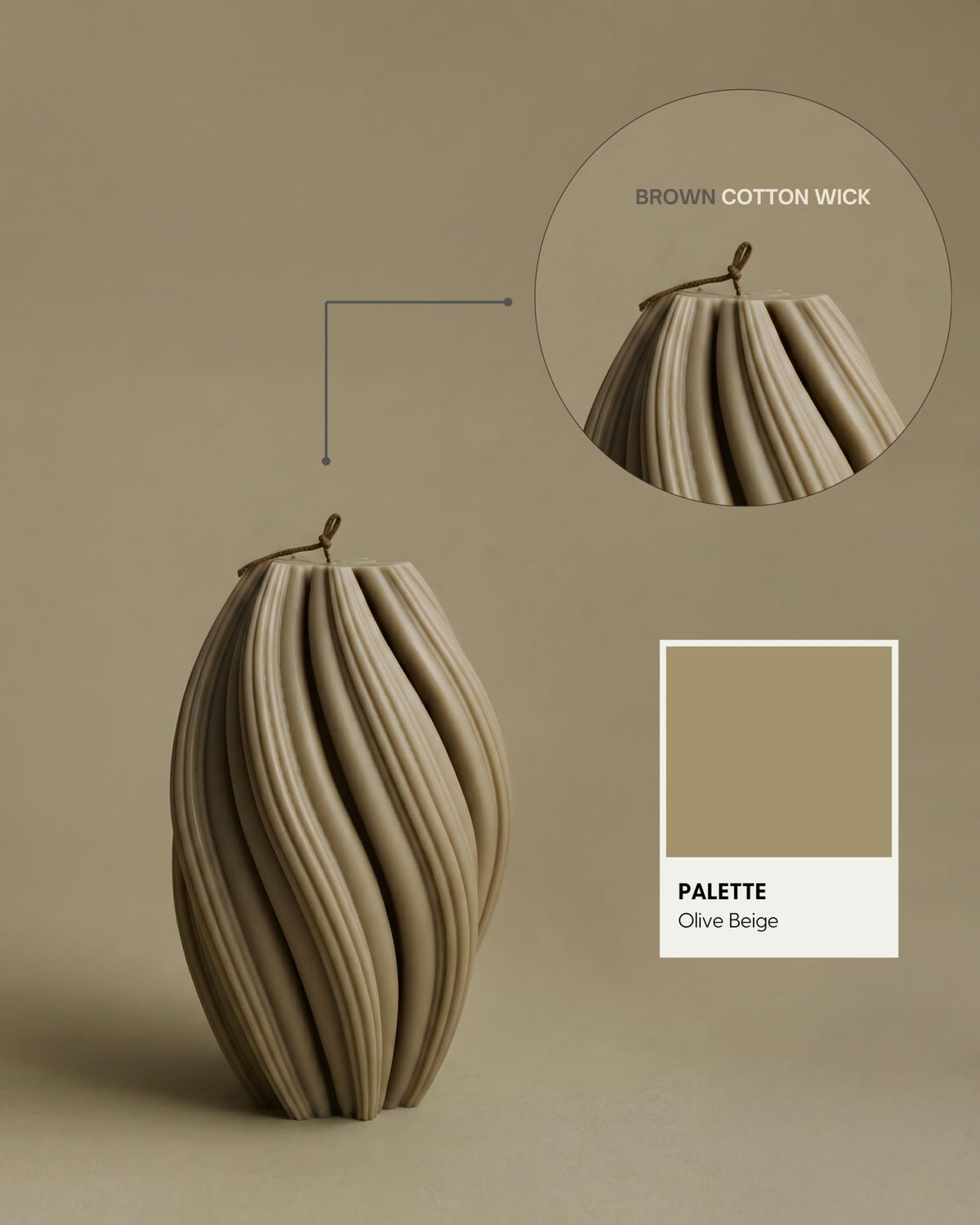 Lawa Swirl Candle