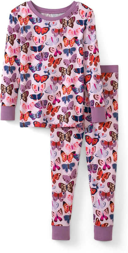 Little Sleepies Two-Piece Pajama Set, Viscose from Bamboo, Toddler Kids PJs