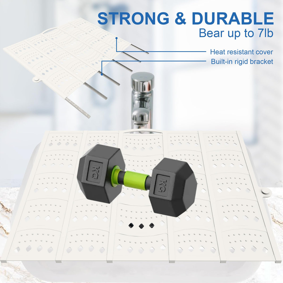 Mofason Bathroom Sink Top Cover Space Saver