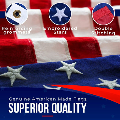American Flag Made in Usa | American Flags for Outside 3X5