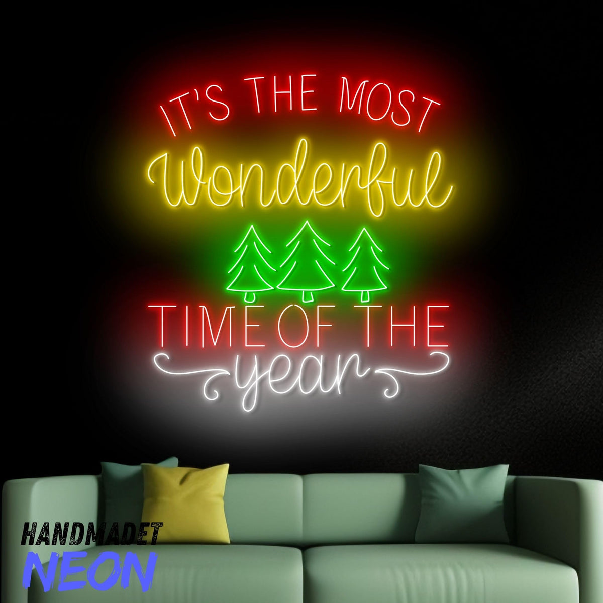 Custom Merry Christmas Tree Neon Sign LED Sign LED Lights (Merry Christmas)