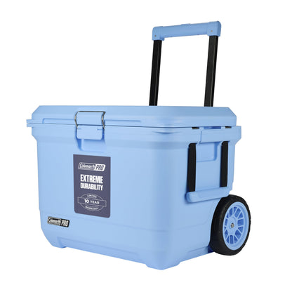 Coleman Pro Heavy-Duty 45qt Ultra-Light Premium Hard Cooler, Extra-Thick Insulation Keeps Ice Up to 4 Days, 74-Can Capacity