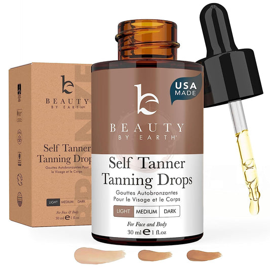 Self Tanning Drops - Usa Made with Natural & Organic Ingredients