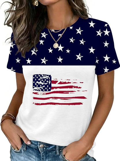 Zeagoo Womens Tshirt Short Sleeve Summer Tops Crewneck Casual Basic Tee Shirts Spring Clothes Trendy Outfit