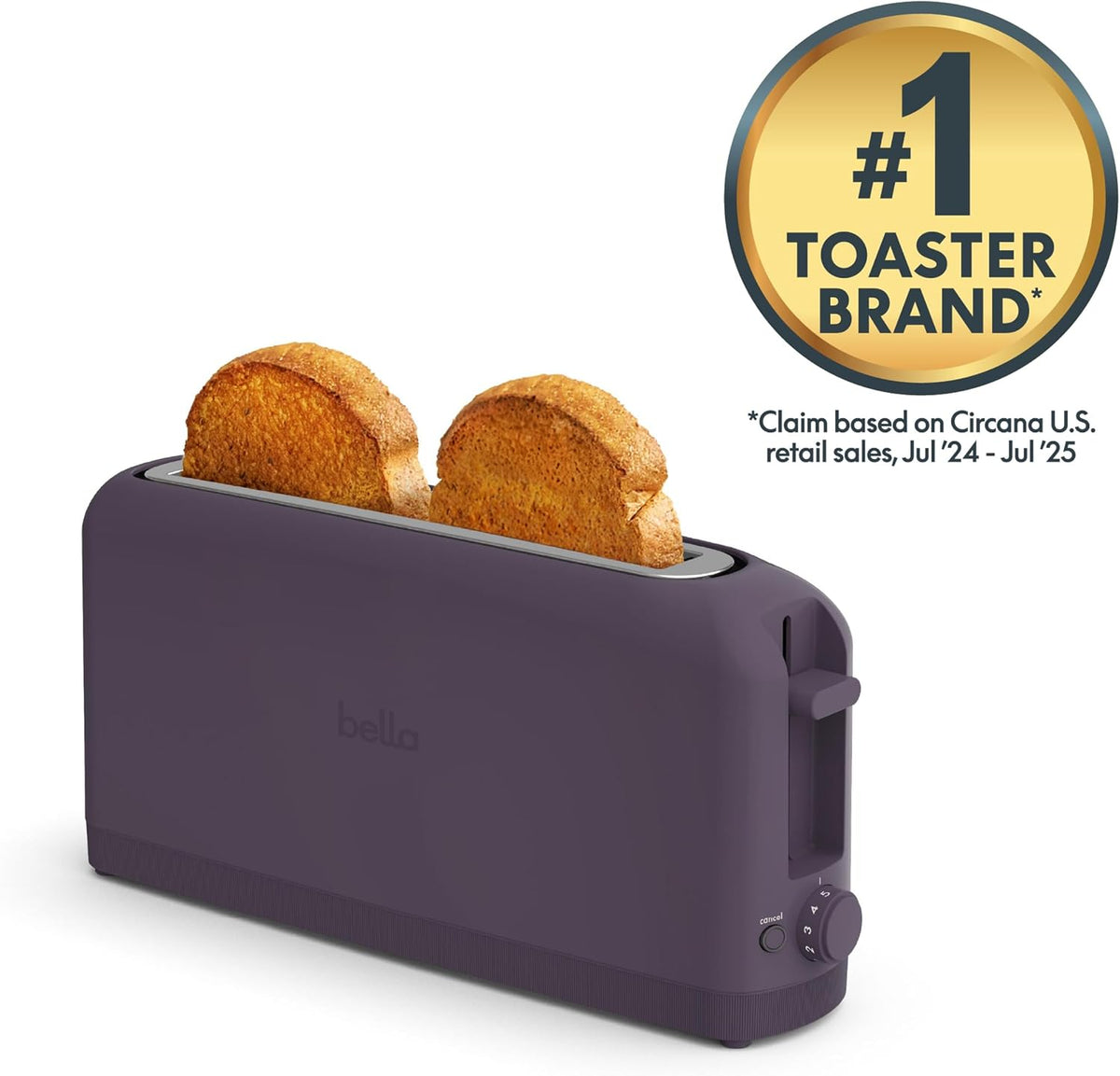 Fits Sourdough, 10” Long Slot, Anti Jam & Auto Shutoff, 900 Watt