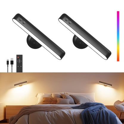 Popoiron Wall Sconce with 7500mAh Rechargeable Battery LED Wall Light