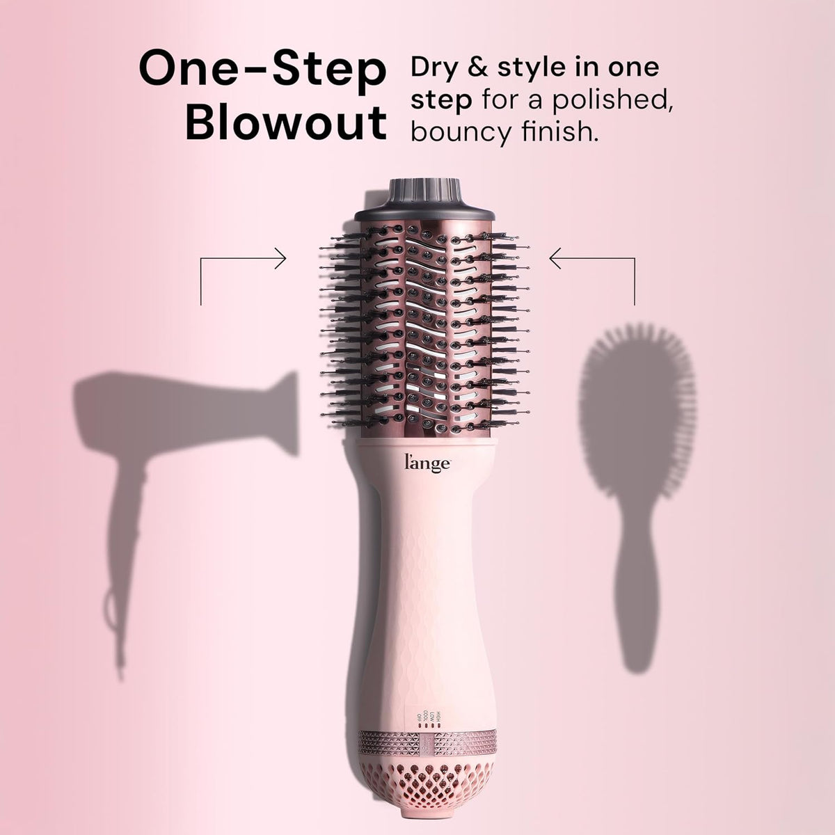 L'ANGE HAIR Le Volume 2-in-1 Titanium Blow Dryer Brush