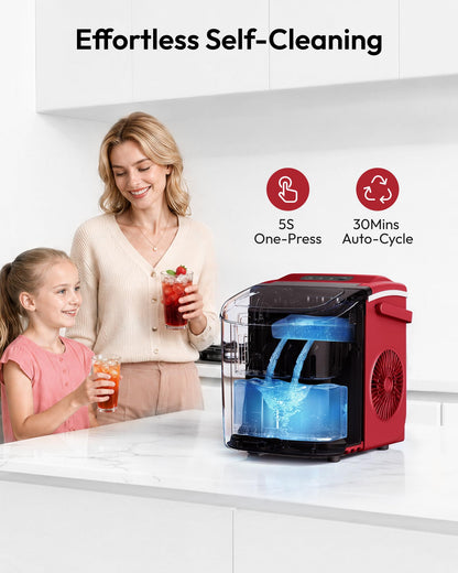 Euhomy Countertop Ice Maker Machine with Handle