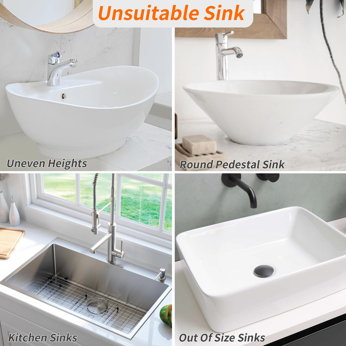 Mofason Bathroom Sink Top Cover Space Saver