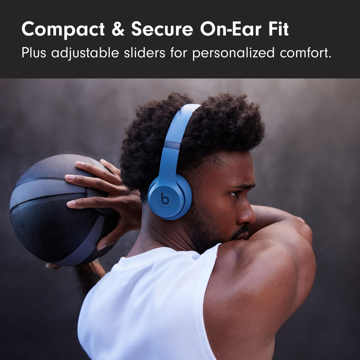 Beats Solo 4 - Wireless On-Ear Bluetooth Headphones, Up to 50-Hour Battery Life, Ultra-Lightweight Comfort