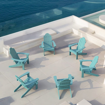Lue Bona Hdps Adirondack Chairs Set
