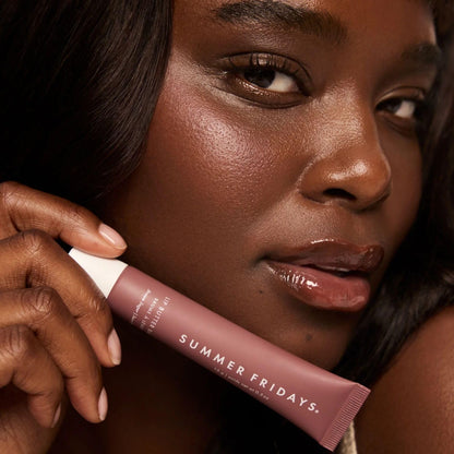 Summer Fridays Lip Butter Balm - Moisturizing Lip Gloss for Instant Shine + Sheer Color