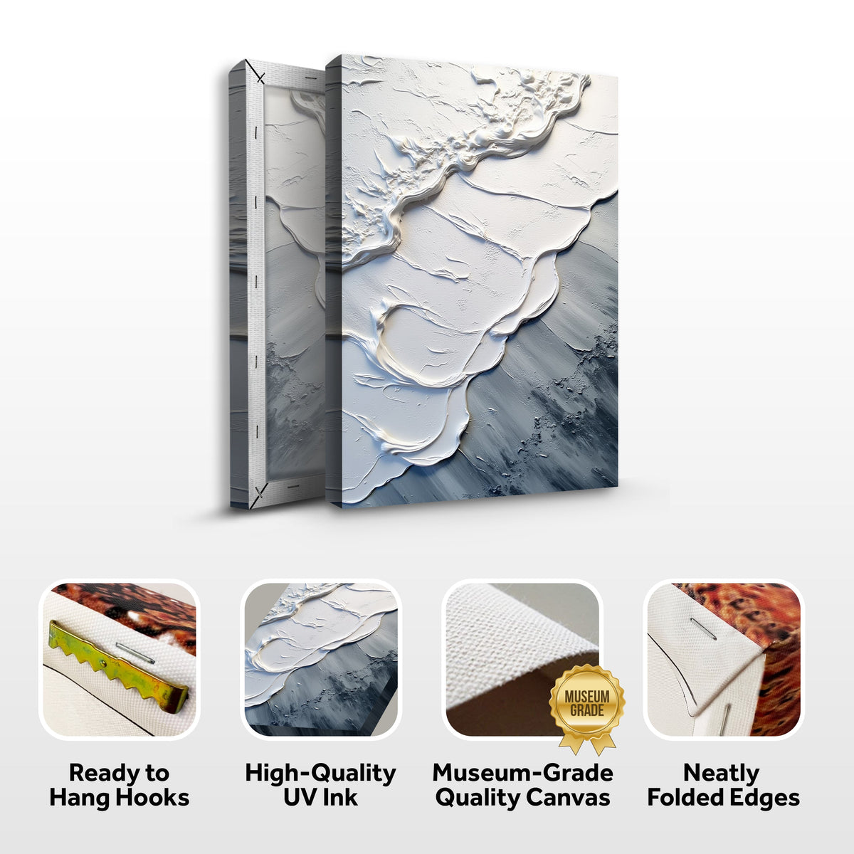 Abstract Minimalist Wave Wall Art Ii