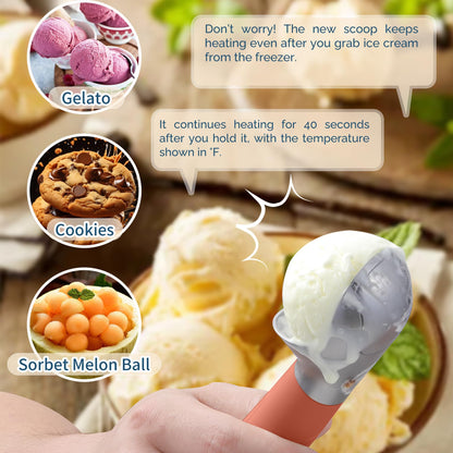 Heated Ice Cream Scoop Rechargeable