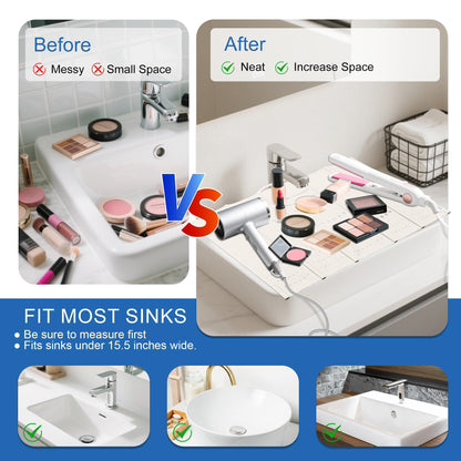 Mofason Bathroom Sink Top Cover Space Saver