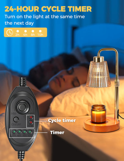 Godonlif Candle Warmer Lamp with Cycle Timer