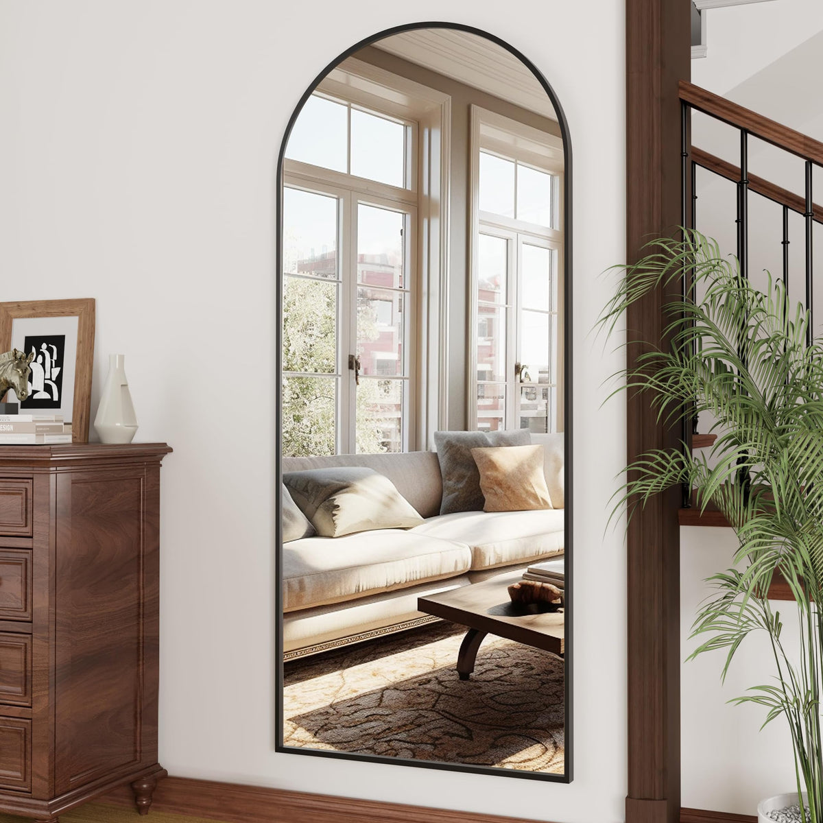 OGCAU Arched Full Length Mirror 76"x34"