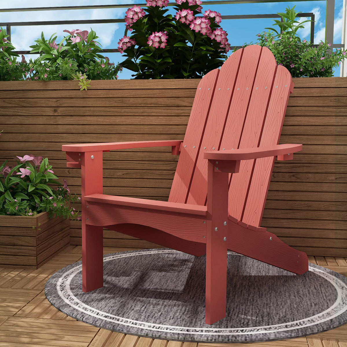 Lue Bona Hdps Adirondack Chairs Set
