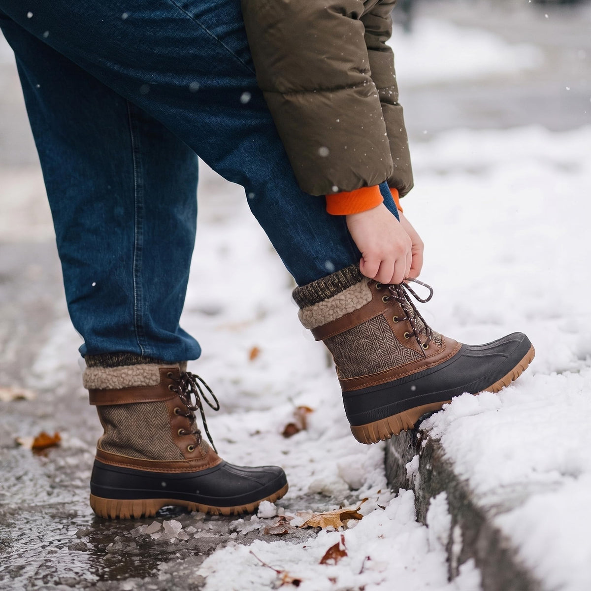 DREAM PAIRS Women's Winter Snow Boots - Classic Duck Boots