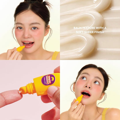 TONYMOLY Mini Fruit Lip Balm Set with Sheer Tint, Shea Butter and Vitamin E