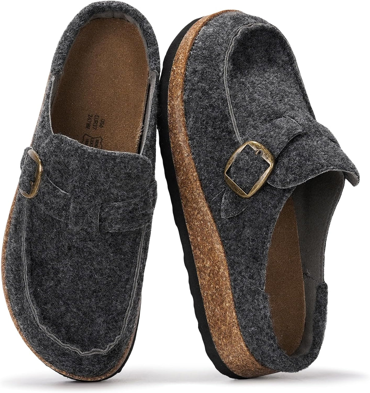 Project Cloud 100% Genuine Leather Moccasin Clogs for Women Fall Shoes