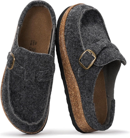 Project Cloud 100% Genuine Leather Moccasin Clogs for Women Fall Shoes