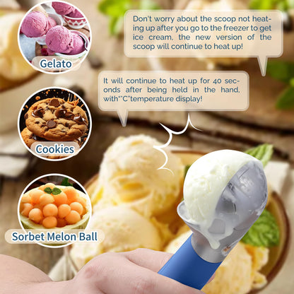 Heated Ice Cream Scoop Rechargeable