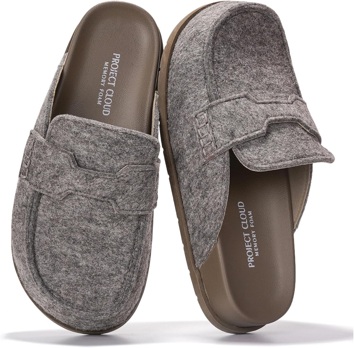 Project Cloud 100% Genuine Leather Slip-On Womens Clogs Mules for Women