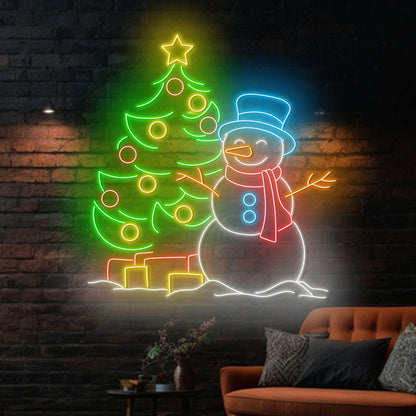 Custom Merry Christmas Tree Neon Sign LED Sign LED Lights (Merry Christmas)