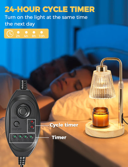 Godonlif Candle Warmer Lamp with Cycle Timer