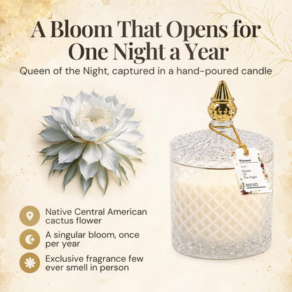 VIONAMI Ghost Orchid Rare Flower Fragrance Luxury Scented Candle