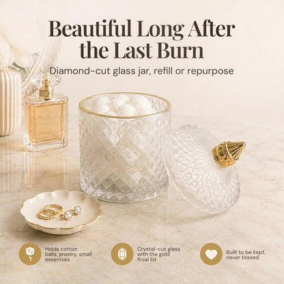 VIONAMI Ghost Orchid Rare Flower Fragrance Luxury Scented Candle