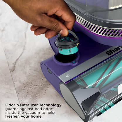 Shark AZ2002 Vertex Powered Lift-Away Upright Vacuum with Duoclean Powerfins, Self-Cleaning