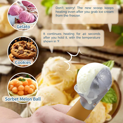 Heated Ice Cream Scoop Rechargeable