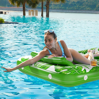 Inflatable Tanning Pool Lounger Float
