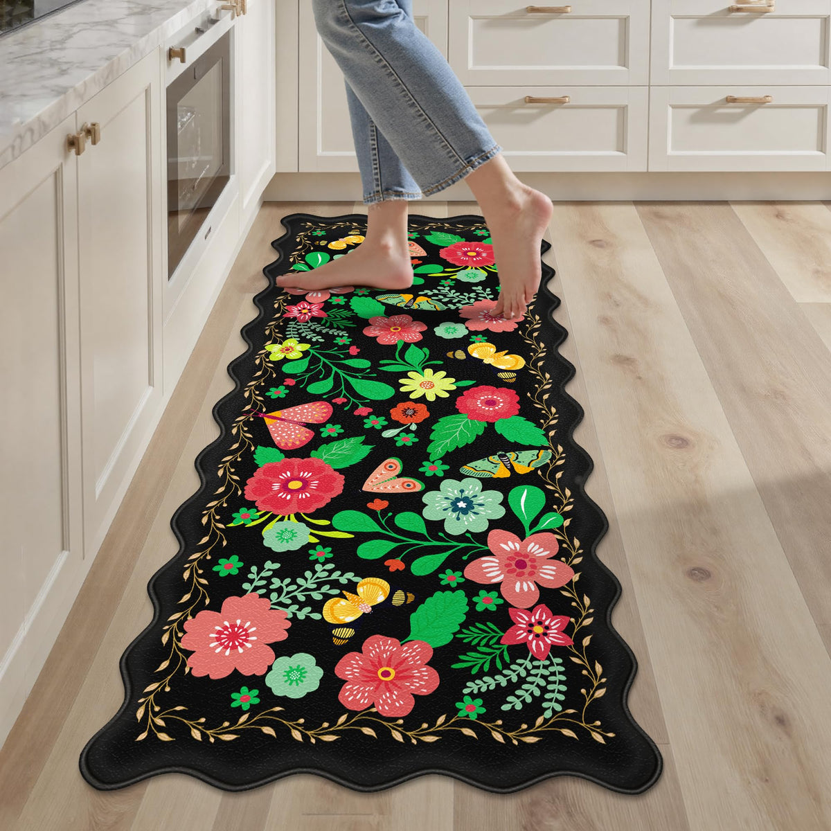 Arenarug Upgrade Scalloped Embossed Kitchen Mats
