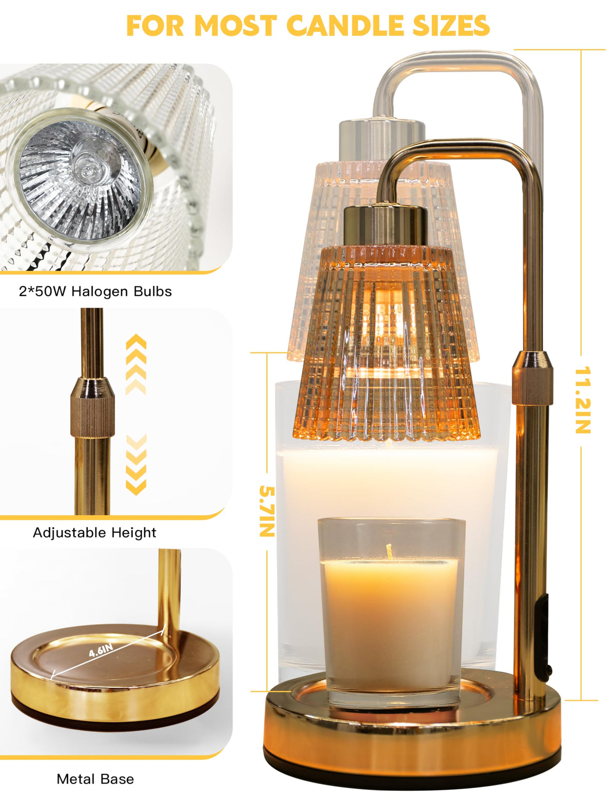 Godonlif Candle Warmer Lamp with Cycle Timer