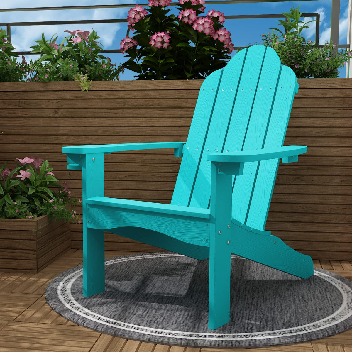 Lue Bona Hdps Adirondack Chairs Set