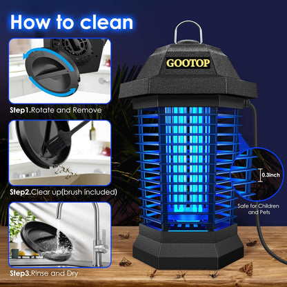 Gootop Bug Zapper Outdoor, Mosquito Zapper, 4200V